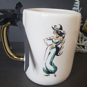 New Rae Dunn Disney Princess Collectible Aladdin Jasmine Double Sided Mug